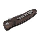 BÖKER Tirpitz Damascus Wood zsebkés - 110192DAM