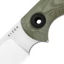 KIZER Drop Bear Fix 3 Green Micarta Fixpengés