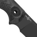 KIZER Drop Bear Fix 3 AllBlack Micarta Fixpengés