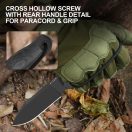 KIZER Drop Bear Fix 3 AllBlack Micarta Fixpengés