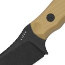 KIZER Bulldog Fix Brown G-10 Black Stonewash fixpengés - 1116A2