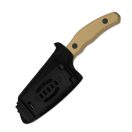 KIZER Bulldog Fix Brown G-10 Black Stonewash fixpengés - 1116A2