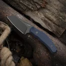 KIZER Bulldog Fix Brown G-10 Black Stonewash fixpengés