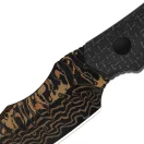 KIZER Bone Copper Damascus fixpengés - 1122A2