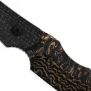 KIZER Bone Copper Damascus fixpengés