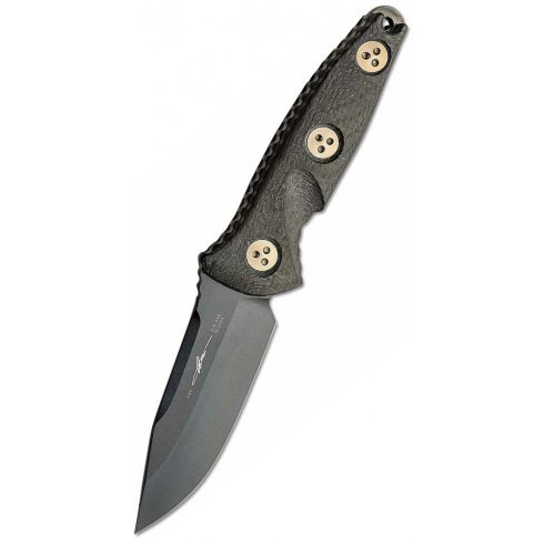 MICROTECH Socom Alpha Mini S/E BLK DLC CF Signature series taktikai kés