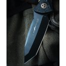 MICROTECH Socom Alpha Mini T/E BLK DLC CF Signature series taktikai kés - 114M-1DLCCFS