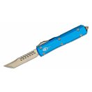 MICROTECH Ultratech Hellhound Bronze Standard Blue OTF rugós bicska