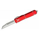 MICROTECH Ultratech Warhound Stonewash Red SS OTF rugós bicska - 119W-10RDS