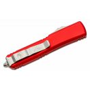 MICROTECH Ultratech Warhound Stonewash Red SS OTF rugós bicska - 119W-10RDS