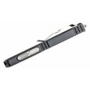 MICROTECH Ultratech Warhound Stonewash Black SS OTF rugós bicska - 119W-10S