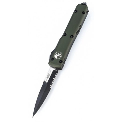 MICROTECH Ultratech Bayonet Black P/S OD Green OTF rugós bicska - 120-2OD
