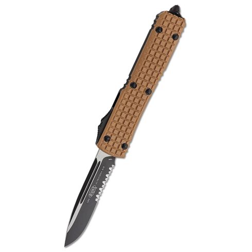 MICROTECH Ultratech S/E P/S Tan Frag Tact SIG Series OTF rugós bicska