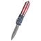 MICROTECH Ultratech D/E Apocalyptic F/S FLag SIG Series OTF rugós bicska - 122-12APFLAGS