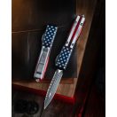 MICROTECH Ultratech D/E Apocalyptic F/S FLag SIG Series OTF rugós bicska
