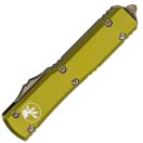 MICROTECH Ultratech D/E Apocalyptic Bronze and Green OTF rugós bicska