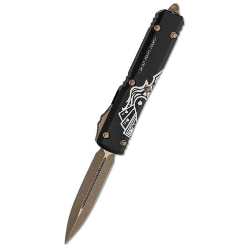 MICROTECH Ultratech Deadmans Hand BR D/E SS Apocalyptic Standard OTF rugós bicska