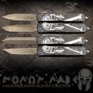 MICROTECH Ultratech Molon Labe T/E BRZ Apocalyptic Standard OTF rugós bicska - 122-13MLS