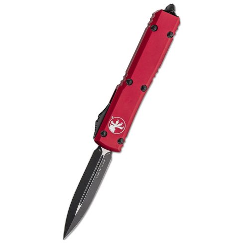 MICROTECH Ultratech D/E Black Standard Merlot Red OTF rugós bicska