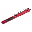 MICROTECH Ultratech D/E Black Standard Merlot Red OTF rugós bicska
