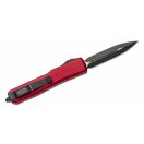 MICROTECH Ultratech D/E Black Standard Merlot Red OTF rugós bicska