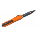 MICROTECH Ultratech D/E Black Standard Orange OTF rugós bicska -122-1OR 