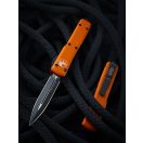 MICROTECH Ultratech D/E Black Standard Orange OTF rugós bicska -122-1OR 