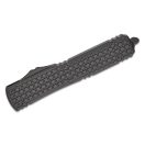 MICROTECH Ultratech D/E Black Full Serrated DLC Frag Tactical Signature Series OTF rugós bicska - 122-3TFRGTBKS