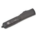 MICROTECH Ultratech D/E Black Full Serrated DLC Frag Tactical Signature Series OTF rugós bicska - 122-3TFRGTBKS