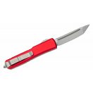MICROTECH Ultratech T/E Tanto Stonewash Standard Red OTF rugós bicska - 123-10RD