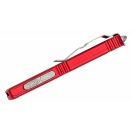 MICROTECH Ultratech T/E Tanto Stonewash Standard Red OTF rugós bicska - 123-10RD