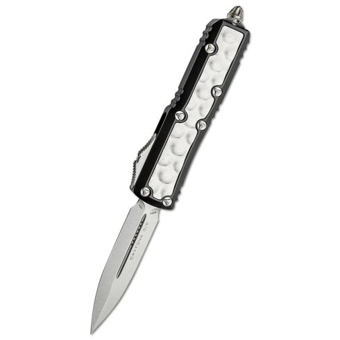 MICROTECH UTX-85 Daytona D/E Stonewash Brute Inlay Standard OTF rugós bicska