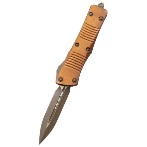 MICROTECH Troodon D/E Bronze Signature Series OTF rugós bicska