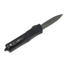 MICROTECH Combat Troodon D/E Damascus DLC CF OTF rugós bicska