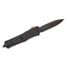 MICROTECH Combat Troodon D/E Damascus DLC  W/Ultem OTF rugós bicska - 142-16DLCTULS