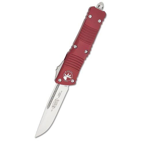 MICROTECH Combat Troodon S/E Stonewash Merlot OTF rugós bicska - 143-10MR