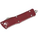 MICROTECH Combat Troodon S/E Stonewash Merlot OTF rugós bicska - 143-10MR