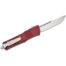 MICROTECH Combat Troodon S/E Stonewash Merlot OTF rugós bicska - 143-10MR