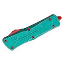 MICROTECH Combat Troodon T/E Bounty Hunter Serrated OTF rugós bicska