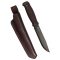 MORAKNIV Garberg Grand Black Blade bőrtokkal vadászkés