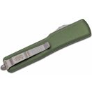 MICROTECH UTX-70 D/E Stonewash Green Standard OTF rugós bicska - 147-10OD 