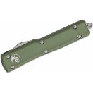MICROTECH UTX-70 D/E Stonewash Green Standard OTF rugós bicska - 147-10OD 