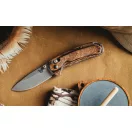 BENCHMADE North Fork Stabilized Wood zsebkés - 15032