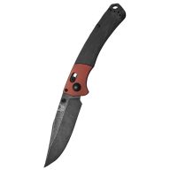 BENCHMADE Crooked River Burnt Copper Black Micarta zsebkés - 15080BK-04