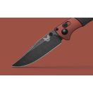 BENCHMADE Mini Crooked River Burnt Copper Black Micarta zsebkés - 15085BK-04