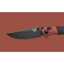 BENCHMADE Mini Crooked River Burnt Copper Black Micarta zsebkés - 15085BK-04