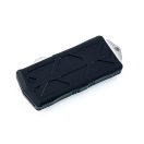 MICROTECH Exocet D/E Black Handle Stonewash OTF rugós bicska - 157-10
