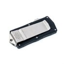 MICROTECH Exocet D/E Black Handle Stonewash OTF rugós bicska - 157-10