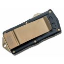 MICROTECH Exocet D/E Black Handle Bronze OTF rugós bicska
