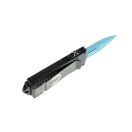 MICROTECH Exocet D/E Black Handle Blue Standard OTF rugós bicska - 157-1JK